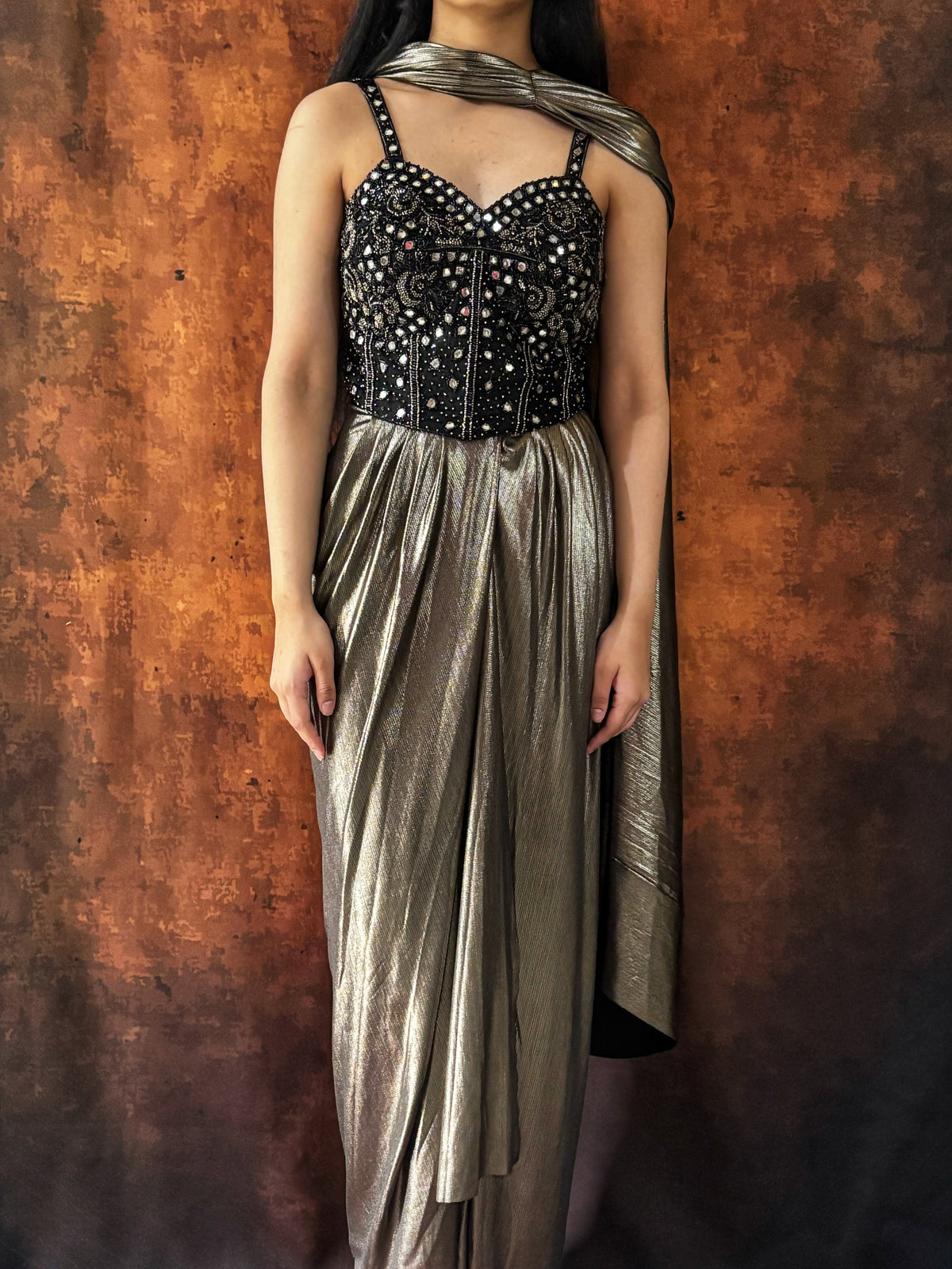 Haseena pre draped saree