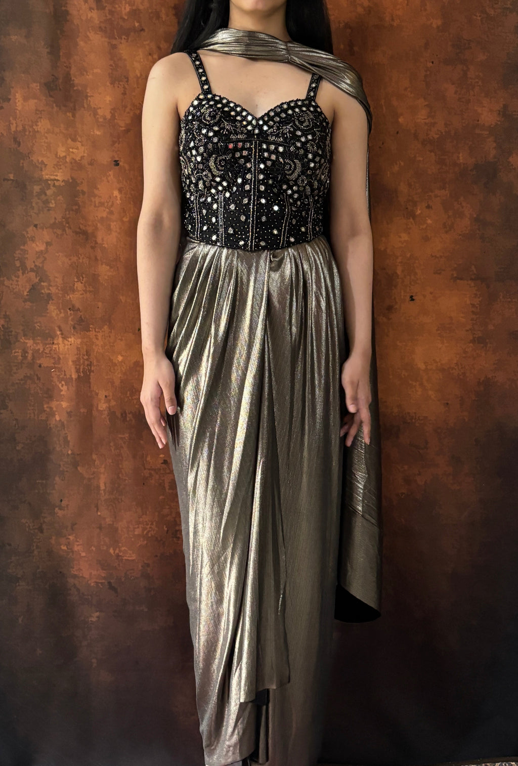Haseena pre draped saree