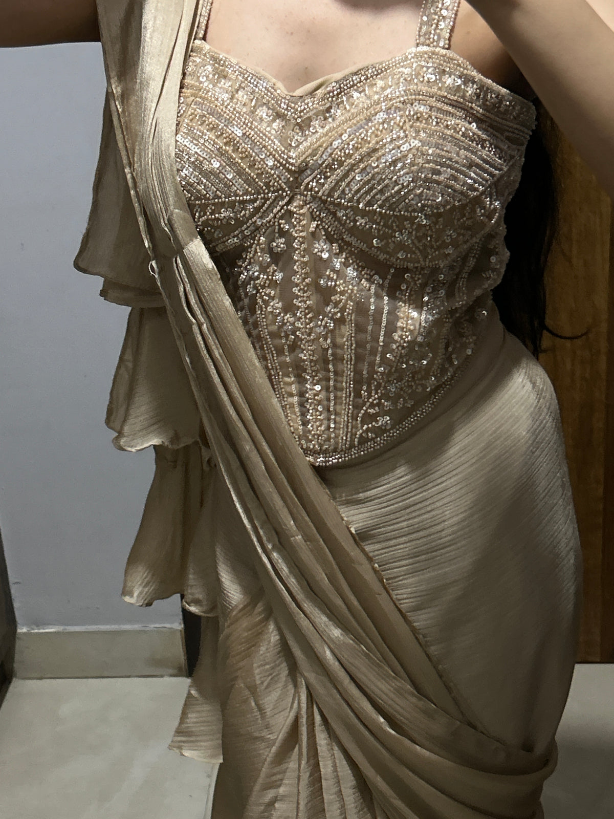 Raya Pre draped saree