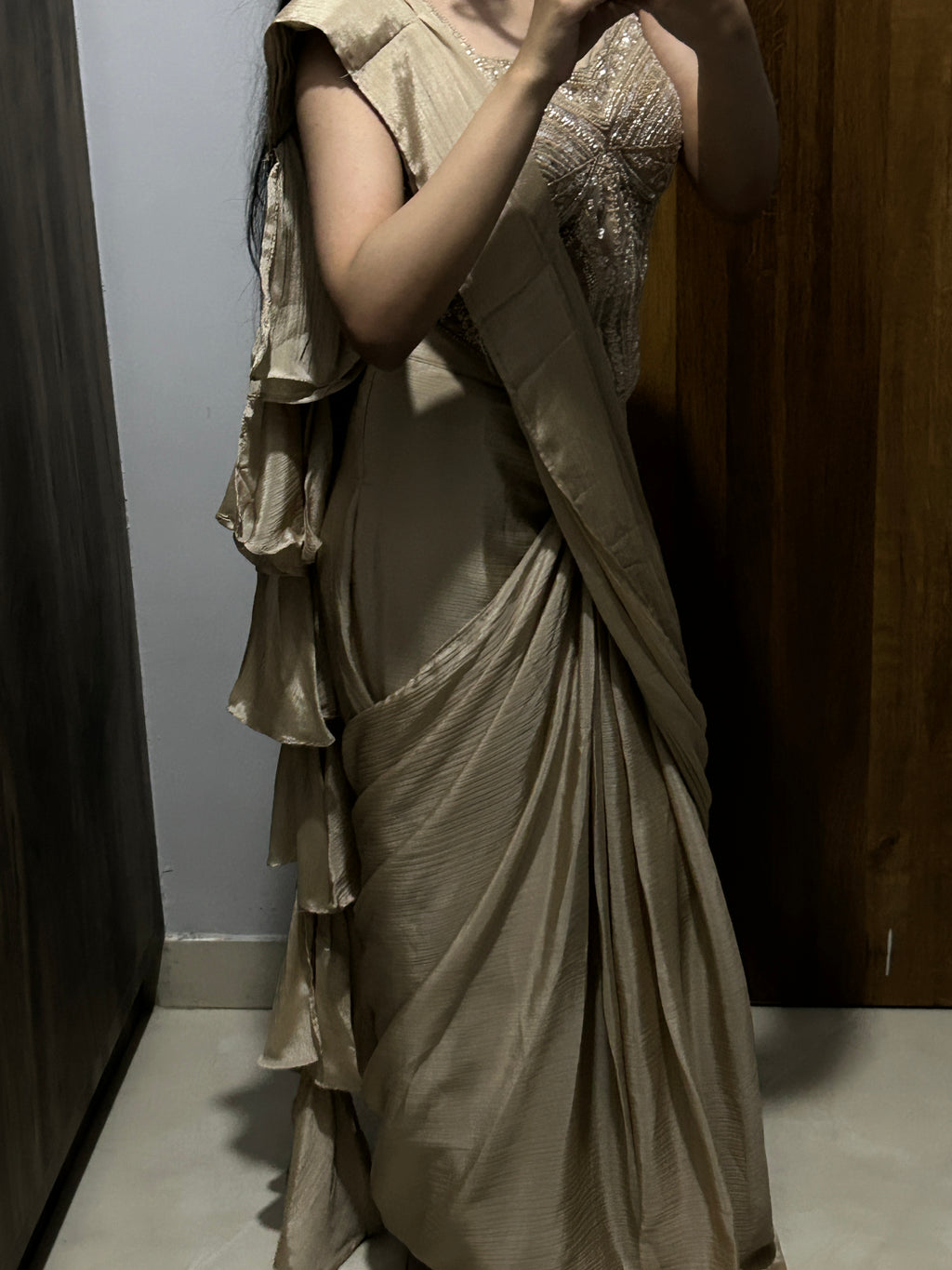 Raya Pre draped saree