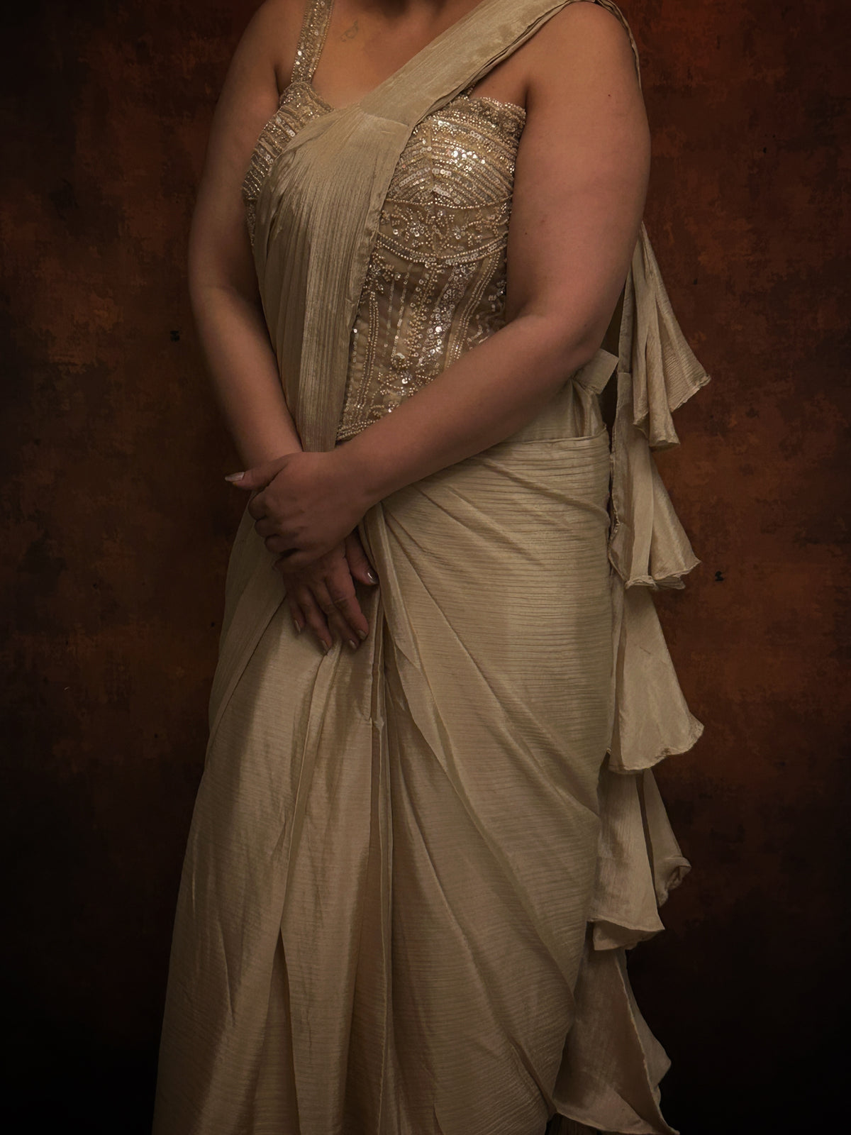 Raya Pre draped saree