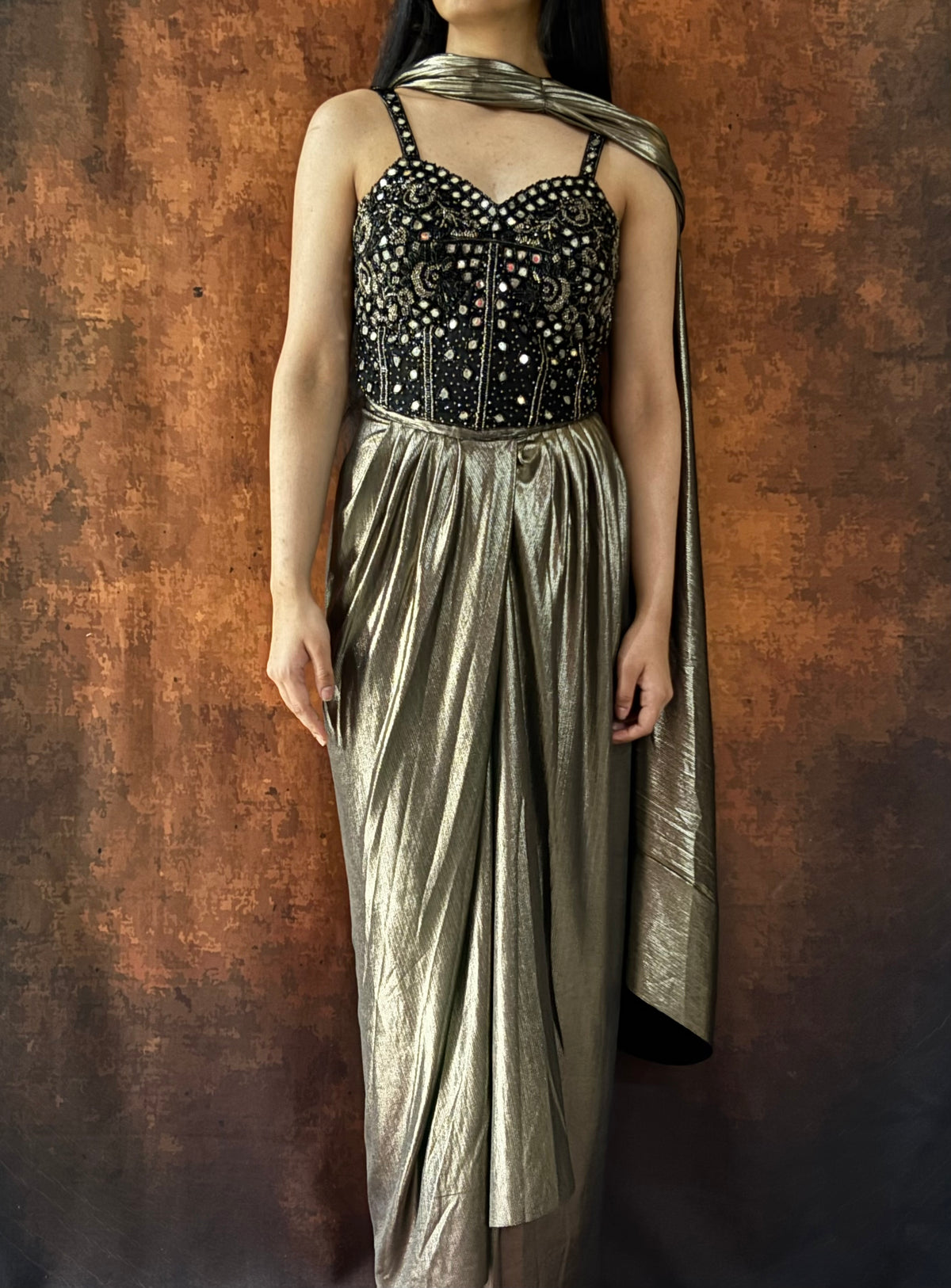Haseena pre draped saree