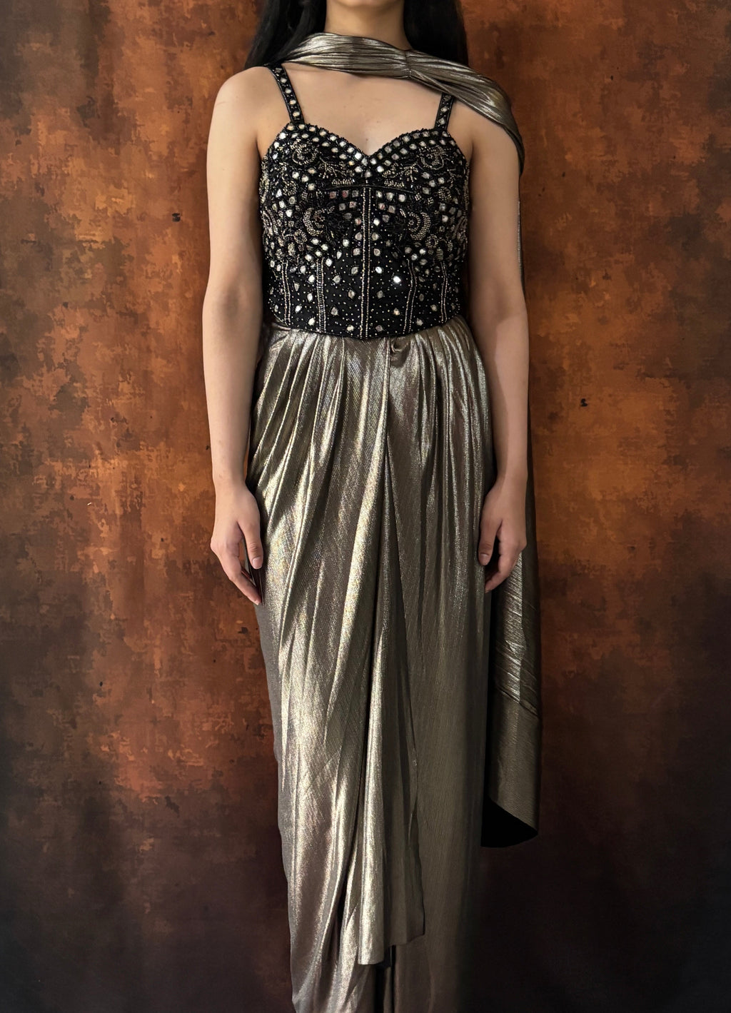 Haseena pre draped saree