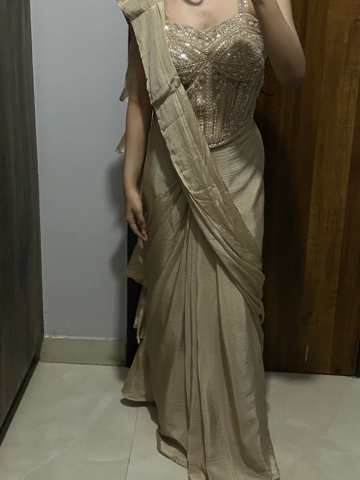 Raya Pre draped saree